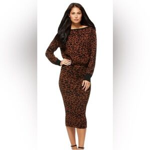 Sofia by Sofia Vergara Women’s Leopard Print Dress
